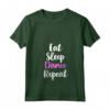 Eat Sleep Dance Repeat - Maglietta con Collo a V per Ballerini Divertenti - Ideale per Insegnanti di Danza