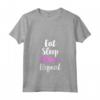 Eat Sleep Dance Repeat - Maglietta con Collo a V per Ballerini Divertenti - Ideale per Insegnanti di Danza