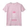 Donna Keep Calm Annuncio Gravidanza - Maglietta Futura Nonna 2021 - Regalo Divertente per Futuri Genitori