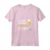 Donna Ci Vuole Calma E Prosecco Freddo Maglietta con Collo a V - Ideale Regalo per Amanti del Prosecco - Compleanno, Festa della Mamma, Natale
