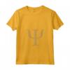 Donna Psychology Shirt - Maglietta con Simbolo Psi e Design Cervello per Studenti di Psicologia - Collo a V e Taglio Classico