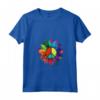 Donna Fiore di Girasole Arcobaleno - Maglietta Retrò Hippie Anni '70 - Ideale per Fiorai, Giardinieri e Attivisti per la Pace