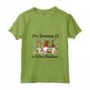 Donna Sto sognando un vino natalizio T-shirt da gnomo Bere Maglietta con Collo a V - Ideale per un regalo unico di Natale per gli amanti del vino