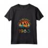 Donna Annata 1983 Retrò Vintage Anni 40 Compleanno Donna Regalo Maglietta con Collo a V - Edizione Limitata - Ideale per Compleanni nel 2023