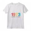 Donna 47° Compleanno Uomini Donne 47 Anni 1973 - Maglietta Regalo con Collo a V - Ideale per Feste di Compleanno
