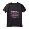 Donna Magliette Divertenti Sorella Maggiore - T-shirt con Scritta 'Sono la sorella maggiore, stabilisco io le regole' - Idea Regalo Compleanno - Marca HapTiger