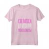 Donna Maglietta Regalo Professoressa - Che Fatica la Vita da Professoressa - Maglietta con Collo a V e Frase Divertente - Ideale per Compleanno - Marca HapTiger