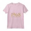 Maglietta 52° Compleanno Donna 1968 - Regalo Decorativo con Collo a V - Taglio Classico