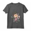 Fiori Floreale Estate Primav - Maglietta con Collo a V per un Look Estivo - Leggera e Comoda