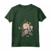 Fiori Floreale Estate Primav - Maglietta con Collo a V per un Look Estivo - Leggera e Comoda