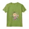 Fiori Floreale Estate Primav - Maglietta con Collo a V per un Look Estivo - Leggera e Comoda
