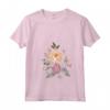 Fiori Floreale Estate Primav - Maglietta con Collo a V per un Look Estivo - Leggera e Comoda