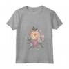Fiori Floreale Estate Primav - Maglietta con Collo a V per un Look Estivo - Leggera e Comoda