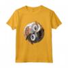 Gufo Ying Yang - Maglietta Tai Chi per Amanti dei Gufi - Regalo Equilibrio Simbolo Ying Yang