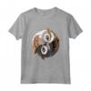 Gufo Ying Yang - Maglietta Tai Chi per Amanti dei Gufi - Regalo Equilibrio Simbolo Ying Yang