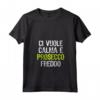 Donna Ci Vuole Calma E Prosecco - Maglietta Divertente con Collo a V - Idea Regalo per Compleanno o Feste - Acquista Online