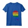 Donna Rainbow Heart LGBT Matching Couple Day Pride Friends Gift Maglietta con Collo a V - National Coming Out Day Shirt - Love is Love