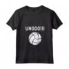 Donna Pallavolo Volley Palleggiatore Divertente Maglietta con Collo a V - Unooo!!! - Ideale per Regali Giocatori di Pallavolo
