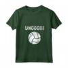 Donna Pallavolo Volley Palleggiatore Divertente Maglietta con Collo a V - Unooo!!! - Ideale per Regali Giocatori di Pallavolo
