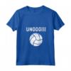 Donna Pallavolo Volley Palleggiatore Divertente Maglietta con Collo a V - Unooo!!! - Ideale per Regali Giocatori di Pallavolo