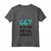 Donna T Shirt Divertente Scritte Simpatiche Una Più Del Diavolo - Maglia con Collo a V - Ideale come Regalo di Compleanno - Marca HapTiger