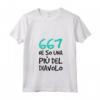 Donna T Shirt Divertente Scritte Simpatiche Una Più Del Diavolo - Maglia con Collo a V - Ideale come Regalo di Compleanno - Marca HapTiger