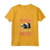 Donna Regalo Pigri Maglia Donna Panda Manica Corta Non Sono Pigra Maglietta con Collo a V - Maglietta Divertente e Ironica per Compleanni - Marca HapTiger