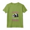 Donna Regalo Pigri Maglia Donna Panda Manica Corta Non Sono Pigra Maglietta con Collo a V - Maglietta Divertente e Ironica per Compleanni - Marca HapTiger