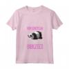 Donna Regalo Pigri Maglia Donna Panda Manica Corta Non Sono Pigra Maglietta con Collo a V - Maglietta Divertente e Ironica per Compleanni - Marca HapTiger