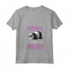 Donna Regalo Pigri Maglia Donna Panda Manica Corta Non Sono Pigra Maglietta con Collo a V - Maglietta Divertente e Ironica per Compleanni - Marca HapTiger