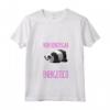 Donna Regalo Pigri Maglia Donna Panda Manica Corta Non Sono Pigra Maglietta con Collo a V - Maglietta Divertente e Ironica per Compleanni - Marca HapTiger