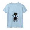 Donna COSA? - Gatto Divertente Nero con Coltello Maglietta con Collo a V - Ideale per Amanti dei Gatti e Appassionati di Moda