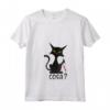 Donna COSA? - Gatto Divertente Nero con Coltello Maglietta con Collo a V - Ideale per Amanti dei Gatti e Appassionati di Moda