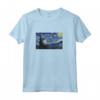 Quadro Vincent van Gogh Notte Stellata - Felpa con Cappuccio Moderna - T-shirt Uomo Manica Corta Arte