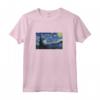 Quadro Vincent van Gogh Notte Stellata - Felpa con Cappuccio Moderna - T-shirt Uomo Manica Corta Arte