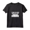 Donna I Tried So Hard & Got Sofa – Funny Saying Sarcastic Novità Maglietta con Collo a V - Regalo Spiritoso e Divertente