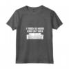 Donna I Tried So Hard & Got Sofa – Funny Saying Sarcastic Novità Maglietta con Collo a V - Regalo Spiritoso e Divertente