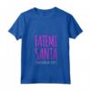 Donna Maglietta Donna Scritta Divertente Spiritosa Fatemi Santa Maglietta con Collo a V - Idea Regalo Compleanno