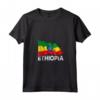 Donna Camicia di Paese dell'Etiopia - Maglietta Bandiera Etiopia con Collo a V - Ideale come Regalo per Uomini, Donne e Bambini