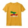 Donna Camicia di Paese dell'Etiopia - Maglietta Bandiera Etiopia con Collo a V - Ideale come Regalo per Uomini, Donne e Bambini