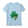 Donna San Patrizio Leprechaun Trifoglio Maglietta con Collo a V - Design Carino per Festeggiare il Festival Irlandese
