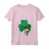 Donna San Patrizio Leprechaun Trifoglio Maglietta con Collo a V - Design Carino per Festeggiare il Festival Irlandese