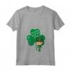 Donna San Patrizio Leprechaun Trifoglio Maglietta con Collo a V - Design Carino per Festeggiare il Festival Irlandese