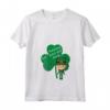 Donna San Patrizio Leprechaun Trifoglio Maglietta con Collo a V - Design Carino per Festeggiare il Festival Irlandese