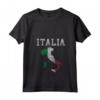Donna Italia Italia Bandiera Mappa Italiano Famiglia Maglietta con Collo a V - Divertimento per Coppie e Gruppi - Acquista Online