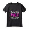 Donna Maglietta Milf Divertente - Sono una Milf e allora? - Maglietta con Collo a V per Compleanno - Marca HapTiger