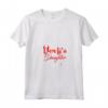 Donna T-SHIRT FIGLIA DEL DIAVOLO DIVERTENTE - Costume di Halloween Maglietta con Collo a V - Best Happy Halloween Gift