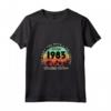 Donna 1983 Vintage Regali di 40 Anni Compleanno Retrò Annata Maglietta con Collo a V - Regalo Uomo 40 Anni Retro Style - Idea Compleanno 1983