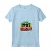 Donna 1983 Vintage Regali di 40 Anni Compleanno Retrò Annata Maglietta con Collo a V - Regalo Uomo 40 Anni Retro Style - Idea Compleanno 1983