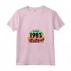 Donna 1983 Vintage Regali di 40 Anni Compleanno Retrò Annata Maglietta con Collo a V - Regalo Uomo 40 Anni Retro Style - Idea Compleanno 1983
